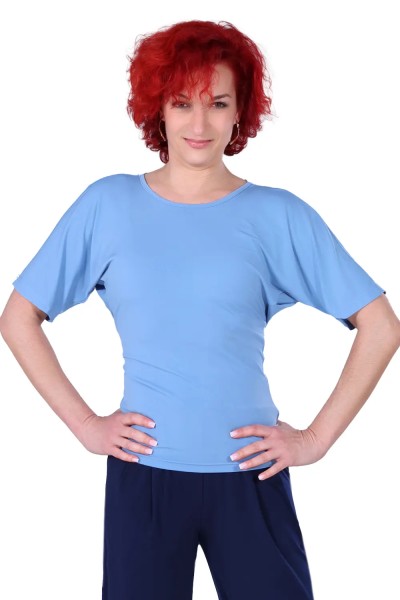 Damen Tanzshirt "ANASTASIA" sky von Maly Design
