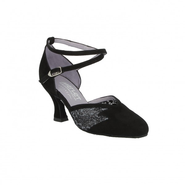 Merlet Cholet Noir Velour-Spitze