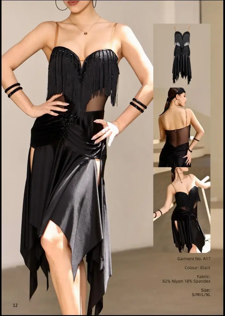 U Dance x BD Dance A17 Lateinkleid