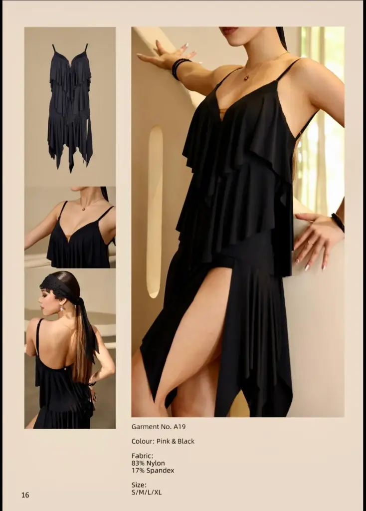 U Dance x BD Dance A19 Lateinkleid